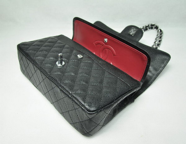 Chanel 2.55 Quilted Flap Bag 1112 Black with Silver Hardware Chanel 2.55 Quilted Flap Bag 1112 Black with Silver Hardware