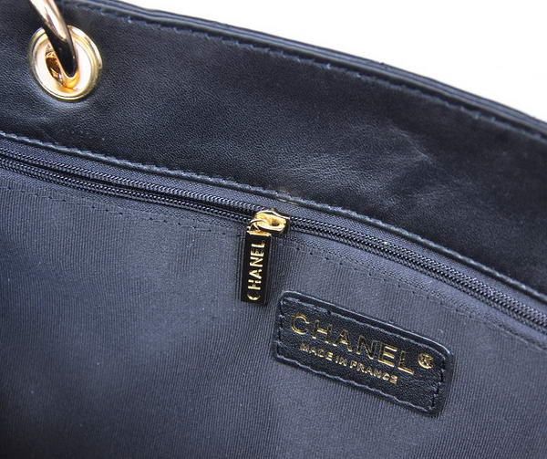 Cheap Chanel Classic CC Shopping Bag A20995 Black Lambskin Golden Cheap Chanel Classic CC Shopping Bag A20995 Black Lambskin Golden