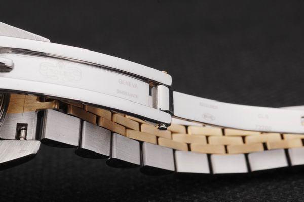 Rolex Datejust Mechanism Golden&White Surface Watch-RD2459 Rolex Datejust Mechanism Golden&White Surface Watch-RD2459